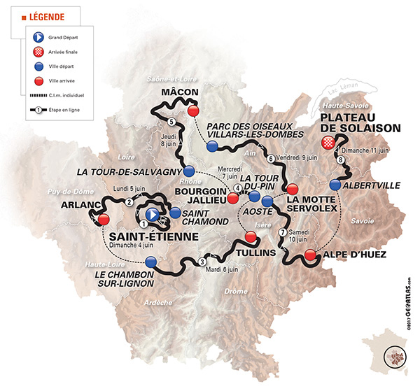 2017 Dauphine map